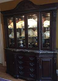 Oak metal country dresser china cabinet shelves drawers wooden used furniture. China Cabinets For Sale Aline Art