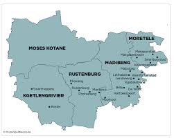 Load shedding is back and we'll all have to learn to plan our lives around the scheduled outages for the immediate future. Rustenburg Local Municipality Map