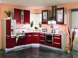Choosing Your New Kitchen Cabinet Ideas For Kitchen Remodeling Red Kitchen Cabinets Kitchen Design Small Kitchen Design