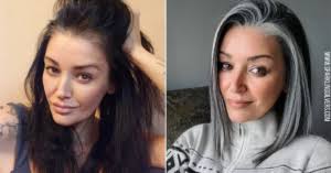 ACV: A Miraculous Rinse for Health and Shine of Natural Gray Hair!