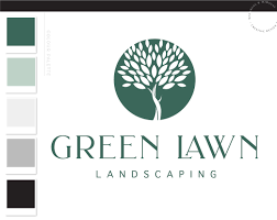 By no means is it a ready to go logo but it will show some of what i am talking about. Green Lawn Logo Design Macarons And Mimosas