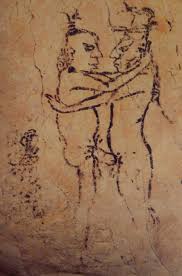 Mario del Desierto on X: 71 En la cueva de Naj Tunich, Guatemala, se  encontró un dibujo de dos hombres frotando sus penes. Los investigadores  refieren que el significado de esta escena