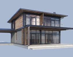 Exterior 3d Models Cgtrader In 2020 Architecture Model House House 3d Model Modern House