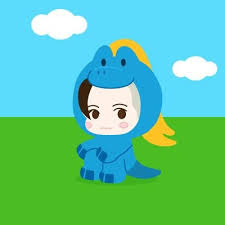 Dino hijau foto dino biru di tiktok. Dino Biru Oornjn Twitter