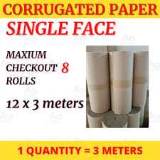 The conversion factor from inches to meters is 0.0254. Corrugated Paper Cardboard Single Face 12 Inches And 16 Inches Shopee Philippines