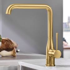 Grohe Essence New Mitigeur De Cuisine Avec Bec L Haut Pivotant 0 150 360 Cool Sunrise Brosse Mitigeur Cuisine Mitigeur Evier