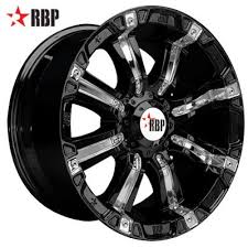 Black And Chrome Truck Rims Rbp Cool Mag Gloss Black And Chrome These Are The Ones I Ll Get Custom Wheels Black Wheels Rims