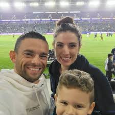 We had so much fun last night at @lagalaxy @dignityhealthsp stadium ⚽️ Was  first time for Hayden in a football stadium🏟, he really love it. And  that's all we care about it🎉 @