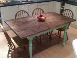 A pair of vintage chandeliers that hung from the ornate ceiling illuminates this kitchen showcasing black. Shabby Chic Farmhouse Kitchen Table Wmv Youtube
