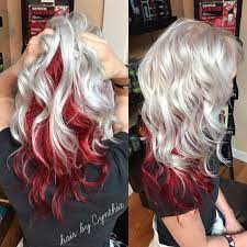 I Loved This So Much It Reminded Me Of A Peppermint Candy Or A Candycane She Loved It As Much As I Did I Am In L Wild Hair Color Undercolor