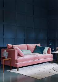 Mohair Is Making A Big Comeback And There Is A Reason For It It Is One Of The Most Beautiful Durable And Resili Pink Living Room Pink Sofa Dark Living Rooms