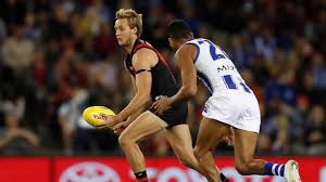 The bombers and kangaroos clash in round 10. X86xqaernjxmcm