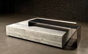 The living room is the home environment in which we relax. Original Design Coffee Table Natural Stone Square By Franz Coffee Table Design Coffee Table Custom Coffee Table