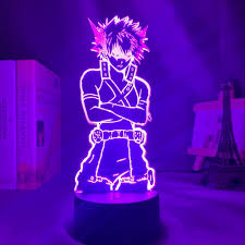 Katsuki Bakugo Led Anime Lamp My Hero Academia Anime Decor Otaku Room Anime Crafts