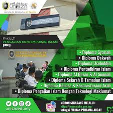 Diploma pengajian islam syariah unisza. Universiti Sultan Zainal Abidin Fb Rasmi Foto Facebook