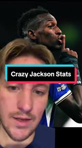 CRAZY NICOLAS JACKSON STATS?! #stats #jackson #goals #chelsea  #premierleague #prem #ronaldo #rvp #hojlund #jesus #football #crazy  #footballtiktok