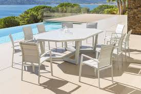 Table Octogonale Olympe Galet 10 Places Aluminium Hesperide Galet Mobilier De Jardin Design Mobilier Jardin Table De Jardin