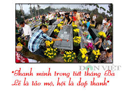 Bổn phận của con cháu tưởng nhớ công lao của tổ phụ, của những người đi trước. Táº¿t Thanh Minh 2019 La Ngay Nao Cáº§n LÆ°u Y Nhá»¯ng Ä'iá»u Gi
