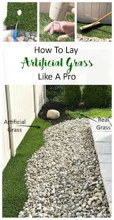 This will serve as a base for your artificial grass. How To Lay Artificial Grass Like A Pro A Pretty Fix