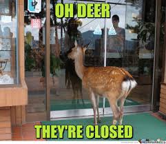 Oh Deer They Re Closed By Clairvoyant Meme Center