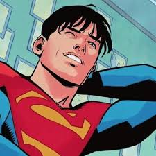 Handmade Jon Kent Superman 8x8 Inch Cotton Craft & Quilting Fabric Block