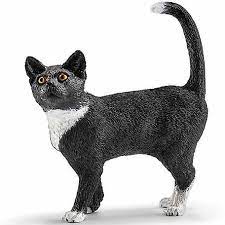 schleich standing cat figure ausgestopftes tier katzen minischwein