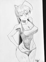Rei Miyamoto From Highschool Of The Dead Anime School Girl Anime High School Anime Character Drawing