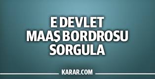 Nakdi ücret desteği ne zaman yatacak? E Devlet Maas Bordro Sorgulama Nasil Yapilir Internetten Maasi Ogrenmek Icin Yiklayin