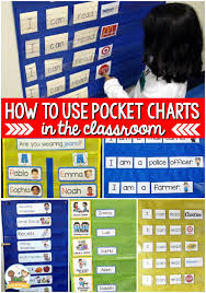 How To Use Pocket Charts In The Classroom Pre K Pages