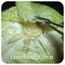 محشي كرنب بالتفصيل مع خطوات سلق الكرنب بالصور تيستي فوود Food Yummy Vegetables