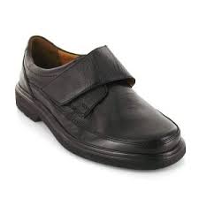 2 coloris cuero ou marine. Chaussures Velcro Pour Homme Chaussures Velcro Pieds Sensibles Chaussmart