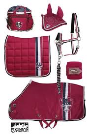 eskadron set putzbox fliegenohren halfter strick bandagen decke rot scheduled via http www tailwindapp com ut pferdemode englisches reiten reitstil