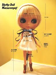 Blythe Doll Body Measurements Head 27 5cm 10 3 4