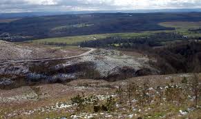Sending it from the 'car park in the sky' after a track walk down to the river. Photographs And Map Of A Circuit Of Campsie Glen Above Clachan Of Campsie