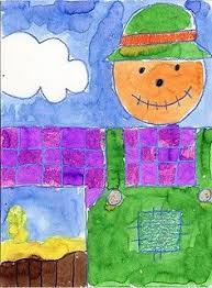 Apples Part 2 Scarecrows Painting Art Projects Kids Art Projects Scarecrow Painting