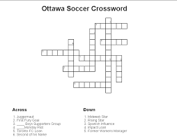 If you are looking for a quick, free, easy online crossword, you've come to the right place! Bytown Boys S C On Twitter Looking To Pass The Time In Isolation Ottleti Has Put Together A Few Ottawa Soccer Crossword Puzzles Capital City Fc Ottawa Fury Fury Women S Atletico Ottawa Supporters