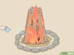 Nah kalau kamping itu lazimnya ada yang namanya tenda dan api unggun. How To Start A Bonfire 12 Steps With Pictures Wikihow
