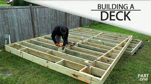 Ground level decks pa deck builders and patio contractors here s a gorgeous backyard ground level deck large building a ground level deck part 1 you ground level concrete patio how to for fresh image detail the deck ground. Building A Ground Level Deck Part 1 Youtube