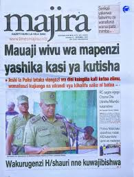 Follow the 2020 general elections right here. Magazeti Ya Leo 22 12 2020 Muhabarishaji News