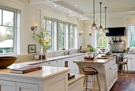 Shingle Style Home In Hanover Nh Kitchens Without Upper Cabinets Kitchen Layout Kitchen Design