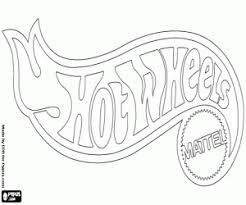 Free Hot Wheels Logo From Mattel Coloring And Printable Page Hot Wheels Birthday Hot Wheels Party Hot Wheels Birthday Cake