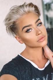 Blonde Pixie With Undercut Haircutsforwomen Womenhaircuts Haircuts Pixiehaircut Even If You Think In 2020 Classic Haircut Super Short Hair Short Hair With Layers