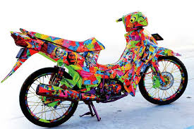 Harga cover body/bodi belakang yamaha jupiter z burhan warna biru. Yamaha Jupiter Z 08 Cileungsi Pop Art Total Kaya Warna