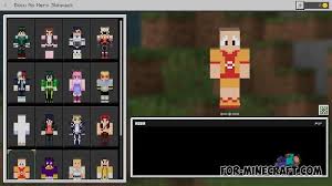 Build a tree house, design a vehicle or explore the human eye, all in minecraft. My Hero Academia Skin Pack For Minecraft Pe