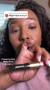Replying to @Ginger B #chanelbeauty #lipcombo #chanellipduo #nudelip