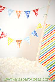 Making your own birthday banners are good ideas, especially if you are a certainly artistic type of person. Kara S Party Ideas Free Mini Cake Pennant Bunting For Thanksgiving Fall Birthday S Kara S Party Ideas