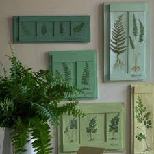 Des Tableaux En Bois Decores De Fougeres Tableau En Bois Tableau Vert Peindre Un Tableau
