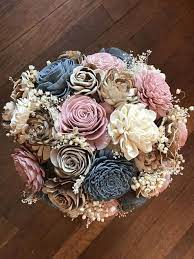 Maybe you would like to learn more about one of these? Sola Flower Bouquet Brides Wedding Bouquet Dusty Blue And Etsy In 2021 Wood Flower Bouquet Blush Pink Wedding Flowers Sola Flower Bouquet