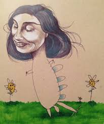 Artist Collaborates With Her 4 Year Old 02 685x823 Face Drawing Artist Weird Art