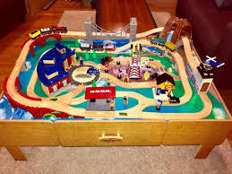 It measures 31 x 30 x 15 inches in total and also includes the thomas & friends & brio wooden train sets for you to play with. Used Imaginarium Train Table Buy Clothes Shoes Online